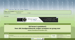 Desktop Screenshot of hond-en-baas.be